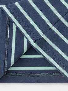 Balabala 儿童长袖 T 恤冬季柔软高领打底衫，适合男孩和女孩 - 藍綠色調 - 查看 6