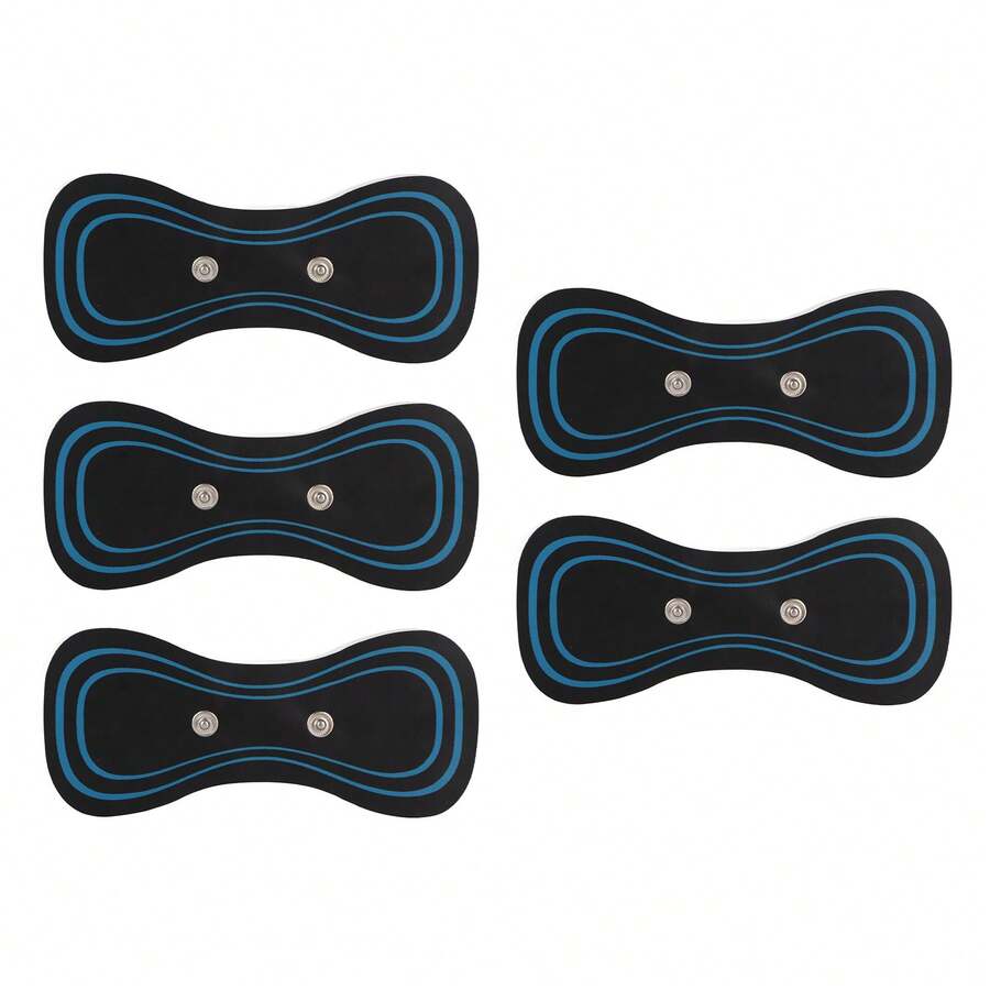 5 Portable Electric Cervical Massage Pads For Neck And Shoulder Relief. - Black - View 1