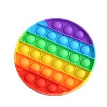 Rainbow Color Anti-Stress Puzzle Toy, Fidget Toy, Rapidly Popular Bubble Popping Stress Relief Toy, Bubble Popping Toy, Party Game Decoration Gift, Christmas, Halloween Party Game, Relaxation Toy, Holiday Gift - Birthday Gift - Easter Gift - Halloween Gift - Christmas Gift - Perfect Gift - Gift
