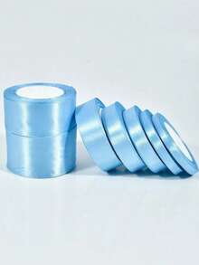 1 Roll Polyester Satin Ribbon, Suitable For Gift Boxes, Candy Boxes, Cake Boxes, Flower Decoration (Machine Dyed, Slight Color Difference)