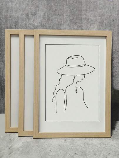 1pc Wooden Photo Frames For Picture Wall 10X15 13x18 15X20 20X25 Pictures Frame For Table Top Display And Wall Mounting Frames Pictures Photo Decor Commemorative Gift Gifts Birthday Graduation