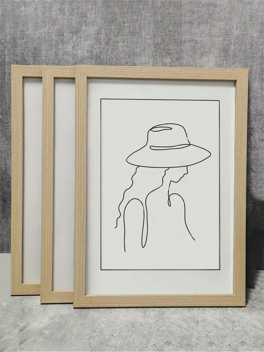 1 件木制相框，用于照片墙 10X15 13x18 15X20 20X25 图片框，用于桌面展示和墙壁安装框架，照片装饰，纪念礼物，生日毕业 - 原木色 - 查看 1