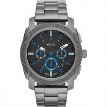 Fossil Men's Quartz Stainless Steel Three-Hand Watch, Stainless Steel Case/Scratch-Resistant Glass FS4622/FS4776/FS4931 - Light Gray - View 2