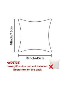 4pcs/2pcs Christmas Pillow Covers - Christmas Tree Pattern Cushion Covers, 18x18 Inches | With Zipper Closure | Polyester Material | For Living Room, Room Decoration, Sofa And Bedroom (Filling Not Included) Great For Christmas Decorations, Christmas Party, Christmas Home Decor Christmas Decorations Home