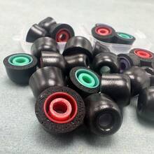 Compatible con WF1000xm5, Puntas de silicona con espuma de memoria, Tapones para los oídos, Auriculares, Puntas de auriculares, Almohadillas para auriculares, Auriculares intrauriculares, Se ajusta a la mayoría, Espuma de memoria de rebote lento