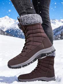 2025 Zimowe nowe męskie śniegowce, wodoodporne, z podszewką z grubego materiału, śniegowce, antypoślizgowe, odporne na zimno, zimowe buty męskie w dużym rozmiarze, buty outdoorowe, zimowe buty studenckie, czarne, uniwersalne buty sportowe z polarową wyściółką, odpowiednie do uprawiania sportów w domu/biurze, a także na świeżym powietrzu, do wędrówek, jazdy terenowej, przygód na świeżym powietrzu, biwakowania i innych aktywności