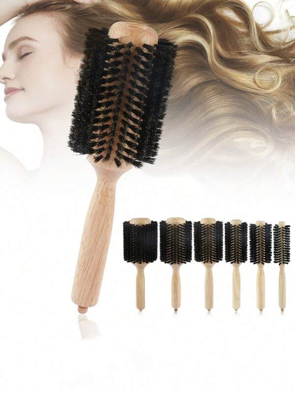 1 Peça Escova de Cabelo com Cerdas de Javali, Design de Rolo de Madeira para Ondas Grandes, Franja Lateral e Raízes Volumosas, Uso Profissional e Doméstico, Escova de Cabelo, Pente, Ferramentas de Cabelo, Produtos e Acessórios de Cabelo para Barbearia, Salão de Beleza, Viagem Essencial, Volta às Aulas, Essenciais de Viagem e Férias, Acessórios de Cabelo para Mulheres, Escova, Escovas de Cabelo, Escova de Contorno, Escovar o Cabelo, Pente de Cabelo, Pentear o Cabelo, Escova Desembaraçante, Escova de Bola, Mini Escova de Cabelo, Conjunto de Escovas de Cabelo, Pente de Madeira, Pente, Escova para Cabelo Liso, Escova de Cabelo, Escova de Contorno, Escovar o Cabelo, Pente de Cabelo, Conjunto de Escovas de Cabelo, Pentear o Cabelo, Mini Escova de Cabelo, Escova Desembaraçante, Produtos de Cabelo, Ferramentas de Cabelo, Coisas de Cabelo, Cuidados com o Cabelo, Escova para Cabelo Encaracolado, Barbeiro, Acessórios de Barbeiro, Equipamento de Cabeleireiro, Essenciais de Viagem, Essencial de Via
