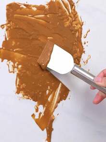 1 Piece Stainless Steel Scraper, Home Use Oil Stain Dirt Cleaning Scraper, Kitchen Tile Grout Adhesive Cutting Cleaning Scraper.