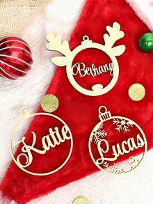 1/3/5 Stück, Weihnachtsdekoration, Weihnachtsschmuck, Weihnachtsgeschenk, Weihnachtsornament, personalisierter Hundepfoten-Ornament, individueller Katzen-Weihnachtsornament, Haustier-Gedenk-Ornament 2025, Geschenk für Hundemama, 1 Stück individueller Weihnachtsornament mit Wunschtext, personalisierter Namensornament mit Pfoten-Form und Schneeflocken-Element, Holzornament für Weihnachtsbaum