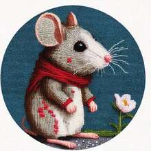 1set Latch Hook Kits For DIY Carpet, Color Printed DIY Rug Crafts Arts Carpet For Home Decoration Festival Gift, Hand Craft Crochet For Great Family Art Supplies (Tool Accessories Color Random)