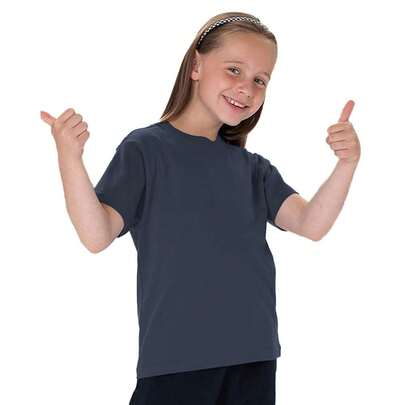 Jerzees Schoolwear Jerzees Schoolgear Childrens Classic Plain TShirt (French Navy)