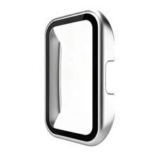 1pc Solid Color Unisex Detachable Protective Case + Screen Protector All-In-One PC Smart Bracelet Protective Case Compatible With Huawei Band 10/9/8, Suitable For All-Day Wear