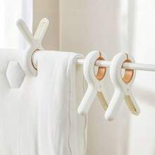 Sturdy Plastic Laundry Clips - Windproof Hanging Clips For Clothes & Bedding