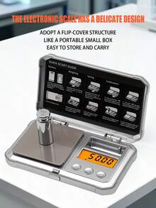 多单位电子秤,高精度传感器电子秤,200g 范围/0.01g 精度,紧凑型测量秤,自动关闭功能,多用途,配备一键去皮和一键单位转换,无需手动计算,电池供电(不含电池) - 彩色 - 查看 5