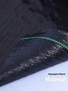 1 bucată de material textil țesut rezistent, conceput pentru grădinărit și amenajarea peisagistică. 300 cm * 100 cm este materialul ideal pentru acoperirea solului pentru straturi de flori, grădini de legume, straturi de plante înălțate, alei, terase și zone cu gazon. Suprimă eficient buruienile și promovează un sol sănătos: Materialul textil negru blochează perfect lumina soarelui pentru a inhiba complet creșterea.