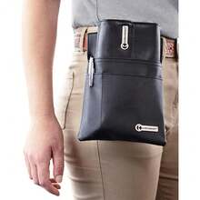 Karlowsky Server's Belt PullThrough Attachment Holster Bag (Black) - Coffee Brown - View 1