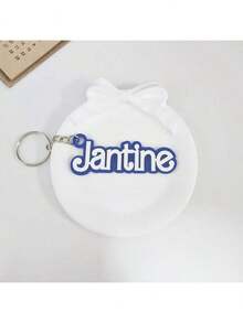 Chaveiro de acrílico personalizado com nome Blod, crachá de acrílico, crachá de mochila, bolsa de fraldas, chaveiros com nome personalizado, crachá de lancheira, chaveiro retrô com nome para o Dia de Ação de Graças, presentes de Natal para crianças, família, namorada, mãe - prateado - Ver 36