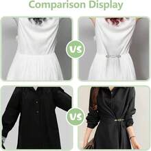 1pc/2pcs Vintage Waist Tie & Shirt Clip, Suitable For Shawls, Cardigans, Sweaters, Clothes And Pants