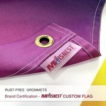 1 pièce Drapeau de Noël personnalisable, drapeau de décoration en polyester personnalisé, peut imprimer n'importe quelle photo, n'importe quelle couleur, n'importe quel texte, convient pour le jardin, le club, le concert, le bar, le dortoir, le salon, la chambre à coucher - Durable, sans électricité requise - Multicolore - Voir 5