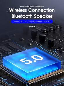 Lenovo K3 Pro High-End Wireless Bluetooth Speaker: Mini Audio Device with Super Heavy Bass, Hi-Fi Sound Quality, Suitable for Home, Car & Mobile Phone Use, High Volume, Portable Compact Powerhouse, Living Room Surround Player - 黑色 - 查看 8