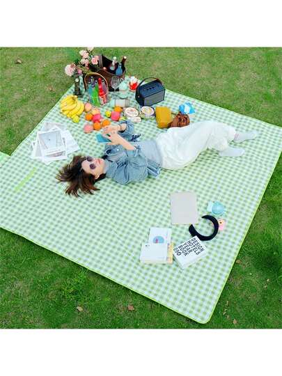 Large Beach Blanket, Outdoor Picnic Mat, Waterproof Sandproof Portable Beach Mat, Quick Drying Foldable And Lightweight For Spring Summer Camping For Outdoor Indoor Family Beach Park Grass,Hiking, Music Festival, Picnic Blanket