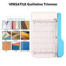 قاطع غيوتين بطول 9 بوصة/6 بوصة لأعمال الحرف الورقية والصور