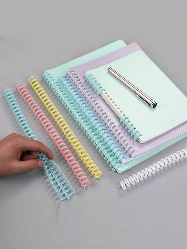 5/10 piezas/Set Anillas sueltas A4, Accesorios DIY multiperforados, Barras de encuadernación de espiral de 30 orificios, Carpeta de anillas sueltas de plástico, Anillas de encuadernación extraíbles