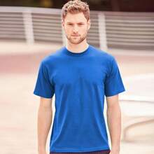 Jerzees Colours Mens Classic Short Sleeve TShirt (Azure Blue) - Blue - View 1