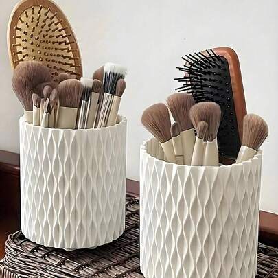 360° Rotating Makeup Brush Holder, Desktop Lipstick, Eyebrow Pencil, Skincare Products Storage Box, Rotating Makeup Organizer, Multi-Functional Vanity Makeup Organizer, Desktop Pen Holder And Beauty Tool Storage Box, Creative Makeup Storage Box, Gift For Mom, Dad, Men, Friends, Teachers, Birthday, Wedding, Desk, Shelf, Accessories, Gift Box, Fun Gift, Storage, Makeup Brush Holder, Christmas Gift, Halloween Gift