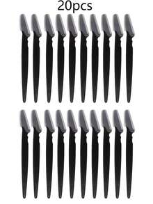 40Pcs/20pcs/10 Eyebrow Trimmer Makeup Beauty Tools Safe Eye Brow Razor Face Body Hair Removal Shaver Blades Woman Eyebrows Shaping Knife