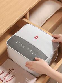 1 حقيبة تخزين طبية متعددة الوظائف، حقيبة إسعافات أولية محمولة للسفر، طقم إسعافات أولية للطوارئ المنزلية، صندوق إسعافات أولية كبير السعة، حاوية أدوية علاجية، حقيبة تخزين محمولة، مناسبة للمنزل والسفر والتخييم والمغامرات الخارجية، هدية رائعة للعائلة