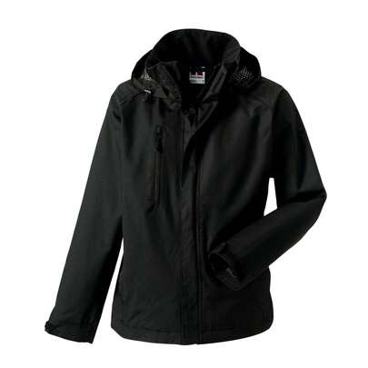 Jerzees Colours Mens Premium Hydraplus 2000 Water Resistant Jacket (Black)