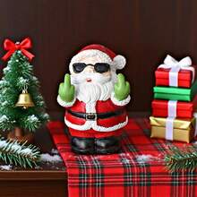 Figurines de bonhomme de neige de Noël de couleur et de style aléatoires, petite conception amusante de Père Noël pour la décoration de bureau