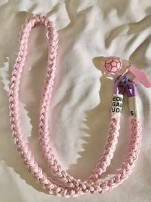 Pink Sea Turtle Pendant Phone Case With Detachable Strap, Crossbody Chain, Versatile For All Phones