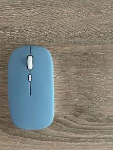 1pc Macaron Color Plastic Wireless Silent Mouse, Compatible With Ipad And Laptop (Battery Not Included)