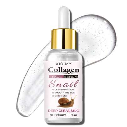 Xioimy 30ml 胶原蛋白面部精华液，高保湿，多功能护肤，保湿、细化和紧致面部肌肤，适合所有肤质，面部护理