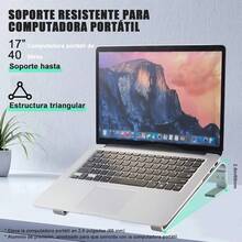 VAGALBOX Soporte de Aluminio Ergonómico para Portátil, Resistente y Ventilado, Compatible con 12-17 Pulgadas Pro// - 1 - Ver 5