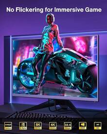 IVANKY - Cable DisplayPort certificado VESA 1.4, 8K DP cable 6.5 pies (8K@60Hz, 4K@144Hz, 2K@240Hz) HBR3 soporta 32.4Gbps, HDR, HDCP 2.2, FreeSync G-Sync - 2 metros - Ver 2