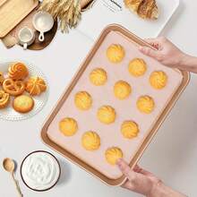 17-Inch Baking Oven Baking Tray Set, Cake Pan,Baking And Pastry Trays,Template,Cooking Non-Stick Golden Baking Tray, Serving Tray, Luxury Dessert Tray, Dessert Platter, Hospitality Tray, Coffee Tray,Suitable For Kitchen Oven Supplies, Cookie Baking Tray, Cake Tray, Bread Tray, Muffin Tray, Pizza Tray, Jelly Roll Baking Tray - Halloween / Day Of The Dead