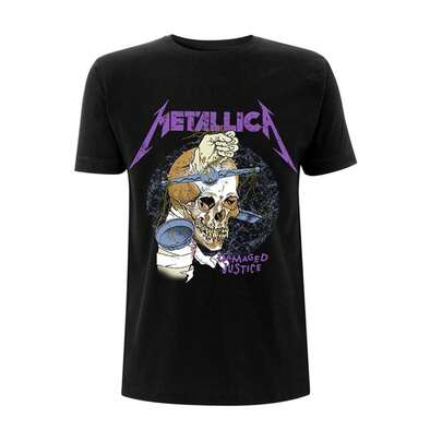 Metallica Unisex Adult Damage Hammer T-Shirt (Black) - 100% Cotton - (PH1326)