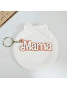 Chaveiro de acrílico personalizado com nome Blod, crachá de acrílico, crachá de mochila, bolsa de fraldas, chaveiros com nome personalizado, crachá de lancheira, chaveiro retrô com nome para o Dia de Ação de Graças, presentes de Natal para crianças, família, namorada, mãe - prateado - Ver 37