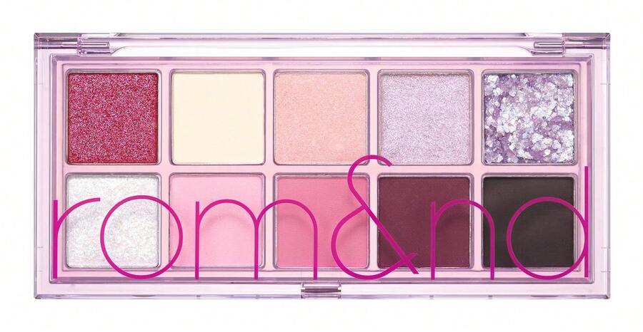 Rom&nd Better Than Palette 102g 07 Berry Fuchsia Garden | Eye Makeup Palette, Matte And Shimmer Eye Shadow, Sparkling Glittery, Various 10 Shades, Long Lasting, High Pigmented, Blendable - 07 漿果紫紅色花園 - 查看 1
