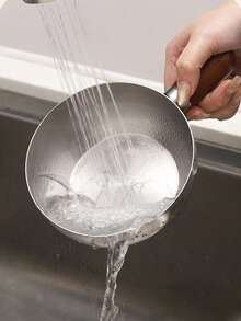 1pc Stainless Steel Cooking Pot, Household Noodle Pot, Kitchen Tool, Chocolate Melting Pot, Butter Pot, Mini Soup Pot