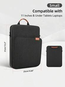 DANYCASE Túi đựng máy tính bảng 11 inch, 13 inch, tương thích với iPad 11 A16, thế hệ thứ 10, Air thế hệ thứ 5, thứ 4, 10.9 inch, thế hệ thứ 9, thứ 8, thứ 7, 10.2 inch, Pro 11 inch, 12.9 inch, 13 inch. Cũng thích hợp cho Kindle Keyboard Case, túi đựng laptop, bao đựng laptop, túi du lịch chống nước, unisex. - Xám - Xem 5