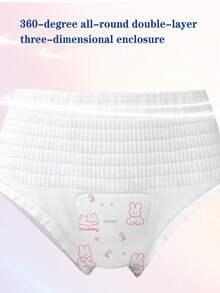 32pcs Sanitary Pads, Panties, Safety Shorts, Period Underwear, Ladies Sleepwear, Overnight, Menstrual Period Pants, Overnight Safety Pants, Ladies Liners, Suitable For Periods And Postpartum