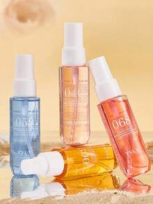 4pcs/1pc 40ml Vanilla & Fruity Notes Alcohol-Free Fragrance Spray Gift Set With Long Lasting Natural Essential Oil Infused Aroma Therapy Air Freshener, Compact And Portable Design Featuring Coconut, Plum, Jasmine, Orchid, Sandalwood, Pistachio, Salted Caramel, Dragon Fruit, Macadamia Cream And Ocean Air Accents Inspired By Sol Brazilian Beach Vibes,