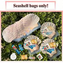Halloween Party Seashell Bags Beach Themed Hangover Recovery Kit Stand Up Pouch Resealable Bags For Bachelorette Party FavorsBridal Party Favors Wedding Welcome Birthday Hangover Kits 10 Pcs - 香檳色 - 查看 6