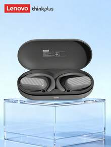 Lenovo Lenovo LK41 Minimalist Business Bluetooth Earphone, Hanging Ear Style, Large Dynamic Driver, High-Quality Audio, Music & Gaming, Long Battery Life, Directional Sound, High-Definition Calls, Smart Noise Cancellation, Open-Ear, Wireless Sports Earphone Compatible With Smartphones & Computers