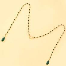 Catena per il viso in stile bohémien dorata, gioielli da rave, accessori per Burning Man, catena per il naso stile boho da sposa, maschera per il viso da strega, gioielli da fata oscura