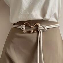 High-End Small Belt Decoration Dress Suit Rope Knotting Belt Thin Waist Chain Fashion Belt